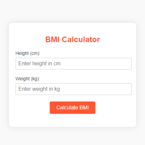 Creating A Bmi Calculator: A Step-By-Step Guide Using Html, Css, And Javascript