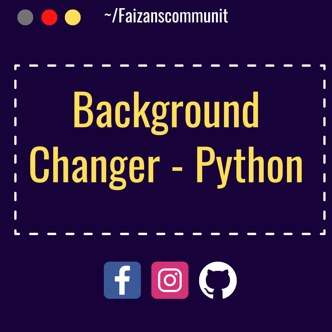 Background Changer - Python